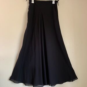 Adrianna Papell Black A-Line Skirt